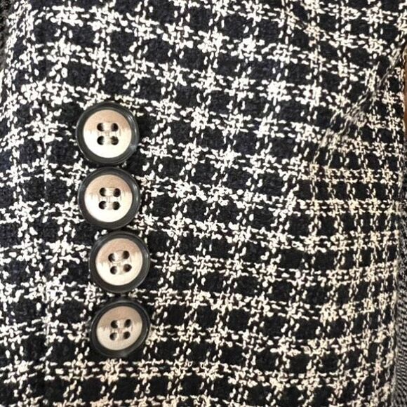 STAFFORD Men's Classic Fit Navy Blue Check Sport Coat Blazer Jacket 46S NWT - Picture 12 of 16